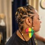 Loc Re-twist long mid back