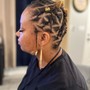 Kid's Braids custom  pre braided ponytail