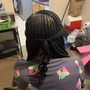 Pre Parting for Self Service Braids