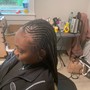 Pre Parting for Self Service Braids