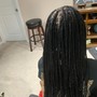 Large Knotless Braids