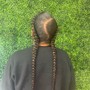 2 Feed In Braids