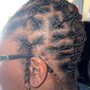 Men's natural hair style, cornrows,