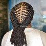 Cornrows + braid removal