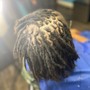 ReTwist and Loc Style ( half head , sides shaved )