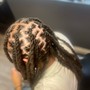 Kids relaxer touch up