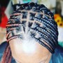 Checker board plaits