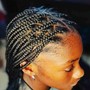 Kid's Knotless Braids(10yrs and under)