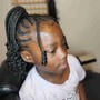 Kid's Braided two ponytails