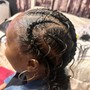 6 Feed in braids