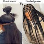 Braided ponytail