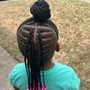 2 Cornrows/Feed in braids