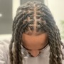 Medium Knotless Boho Braids