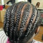 Natural Hair (Cornrows)