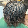 Starter Locs w/ wash (COILED OR TWO STRAND METHOD)