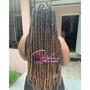 Small Knotless Boho braids