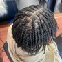 Cornrows with Natural Hair