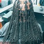 Cornrows with Natural Hair