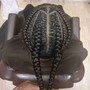 Wig Braid down