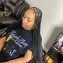 Medium Knotless Braids