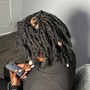 Natural Retwist NO STYLE ( HALF-Head of Locs )