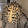 Relaxer touch up