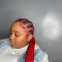 Quick weave pin up do