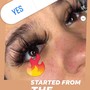 Eyelash Extensions hybrid