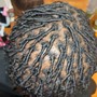 Crochet retwist (root to tip)