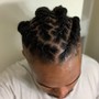 6 Cornrows (Added Hair)