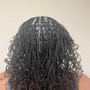 Starter Micro Loc Braids/twits (with extensions)