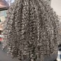 Crochet loose hair