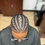 Boxed Braids to mid back