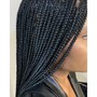 Goddess knotless Braids(Low quality Human Hair)