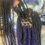 Medium Senegalese Twist med back