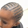 Kid's Braids on natural hair