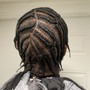 Small straight backs / cornrows