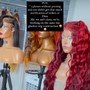 Custom glueless wig construction w/ 3 or 4 bundles and lace frontal  (when bundles and lace are bought from me)