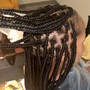 Small Senegalese twist (shoulder length)