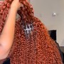 Medium passion twist waist length