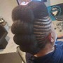 Men Braids on Tapered Cut