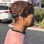 Medium Feed-In Braid ponytail