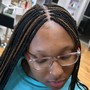 Small Box Braids Mid Back