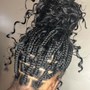 Small Box Braids Mid Back