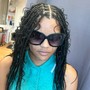 Small Box Braids Mid Back