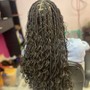 Boho/goddess Knotless box braids