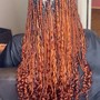 Half Feed In Braids w/Knotless