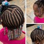 Kids natural full head plat braids (BOX BRAIDS) NO HAIR CAN BE ADDED