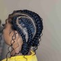 Kid's Braids with design