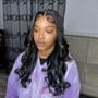 Half up half down Sew In